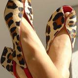 Louison - Sandale cu model leopard