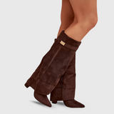 Botine Înalte cu Design Elegant