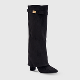 Botine Înalte cu Design Elegant