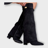 Botine Înalte cu Design Elegant