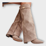 Botine Înalte cu Design Elegant