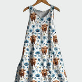 Rochie cu Model de Vaci