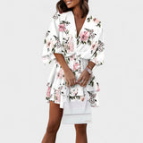Carla - Rochie Florală Scurtă