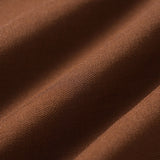 Pantaloni Drepți cu Talie Naturală Caramel