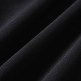 Pantaloni Drepți Negri cu Talie Naturală