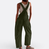 Carolina - Salopetă cu Pantaloni Largi Fluizi
