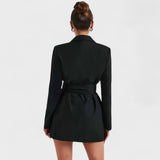 Teresa - Rochie blazer neagră