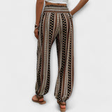 Scarlett - Pantaloni cu grafice etnice