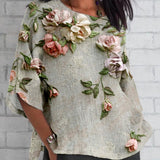 Noa - Top Floral Imprimat
