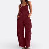 Carolina - Salopetă cu Pantaloni Largi Fluizi