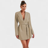 Teresa - Rochie blazer neagră