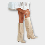 Botine Înalte cu Design Elegant