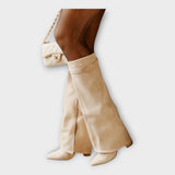 Botine Înalte cu Design Elegant