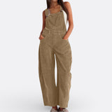 Carolina - Salopetă cu Pantaloni Largi Fluizi