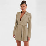 Teresa - Rochie blazer neagră