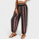 Scarlett - Pantaloni cu grafice etnice