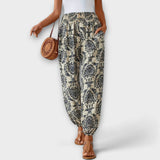 Scarlett - Pantaloni cu grafice etnice