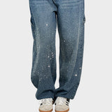 Valéria - Pantaloni din denim largi