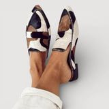 Amália - Mocasini cu model abstract