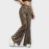 Francisca - Pantaloni cu croială leopard