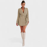 Teresa - Rochie blazer neagră