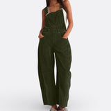 Carolina - Salopetă cu Pantaloni Largi Fluizi