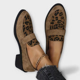 Carla - Pantofi eleganți pentru femei cu imprimeu de leopard