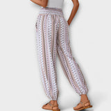 Scarlett - Pantaloni cu grafice etnice