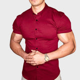 Ricardo - Camasa cu Maneca Scurta Slim