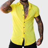 Ricardo - Camasa cu Maneca Scurta Slim