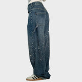 Valéria - Pantaloni din denim largi