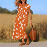 Magda - Rochie fluidă cu decolteu în V