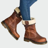 Botine de Iarnă din Piele cu Fodor
