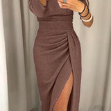 Natália - Rochie elegantă cu umerii descoperiți