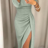 Natália - Rochie elegantă cu umerii descoperiți