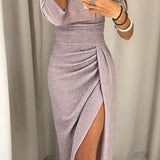 Natália - Rochie elegantă cu umerii descoperiți