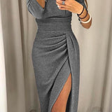 Natália - Rochie elegantă cu umerii descoperiți