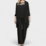 Constanza - Set de Tricot de 3 Piese cu Cardigan