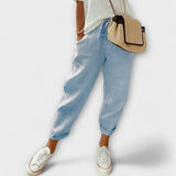 Bibi - Pantaloni moderni și casual din in