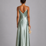 Lúcia - Rochie lungă Satin
