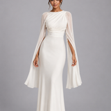 Isabela - Rochie Lungă din Satin