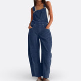 Carolina - Salopetă cu Pantaloni Largi Fluizi