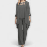 Constanza - Set de Tricot de 3 Piese cu Cardigan