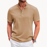 Cămașă Henley - Placket Scurt cu Butoni