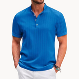 Cămașă Henley - Placket Scurt cu Butoni