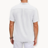 Cămașă Henley - Placket Scurt cu Butoni