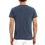 Tricou Henley - Material Moale Guler