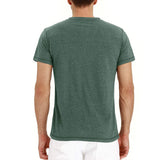 Tricou Henley - Material Moale Guler