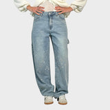 Valerie | Jeans liberi cu un luciu subtil