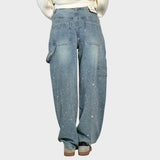 Valéria - Pantaloni din denim largi